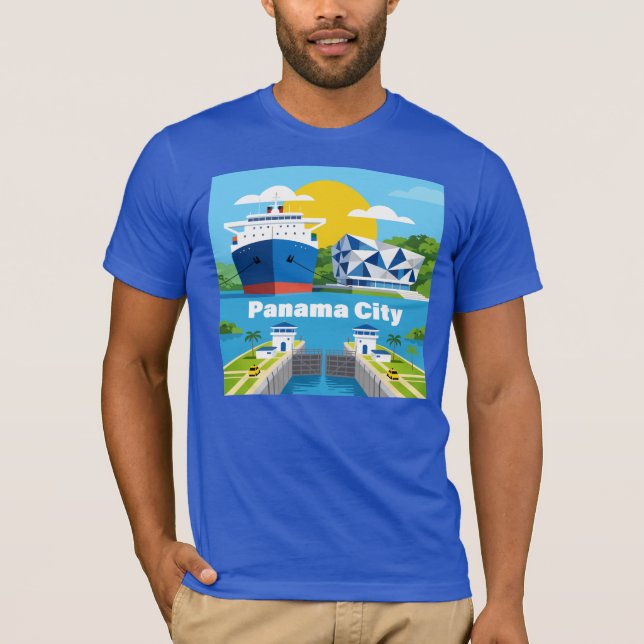 Camiseta Cidade do Panamá Panamá (Frente)