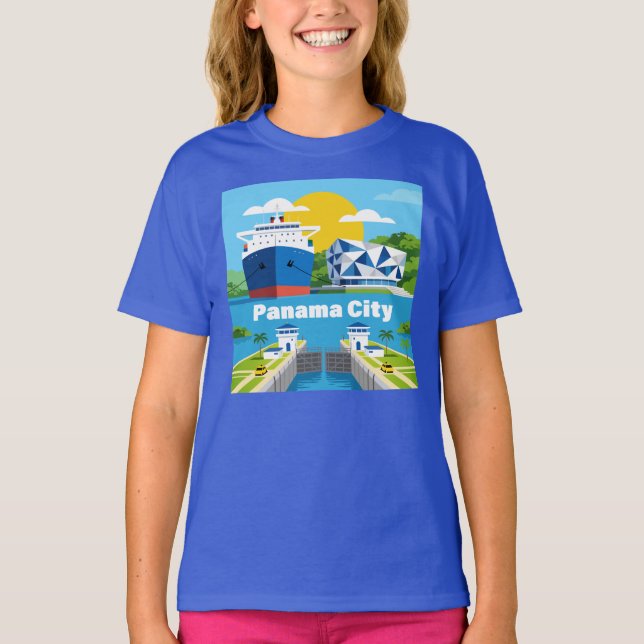 Camiseta Cidade do Panamá Panamá (Frente)