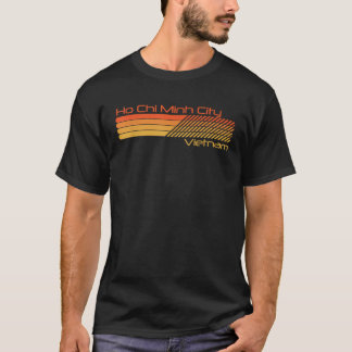 Camiseta Cidade do Retro Ho Chi Minh Vietnã 