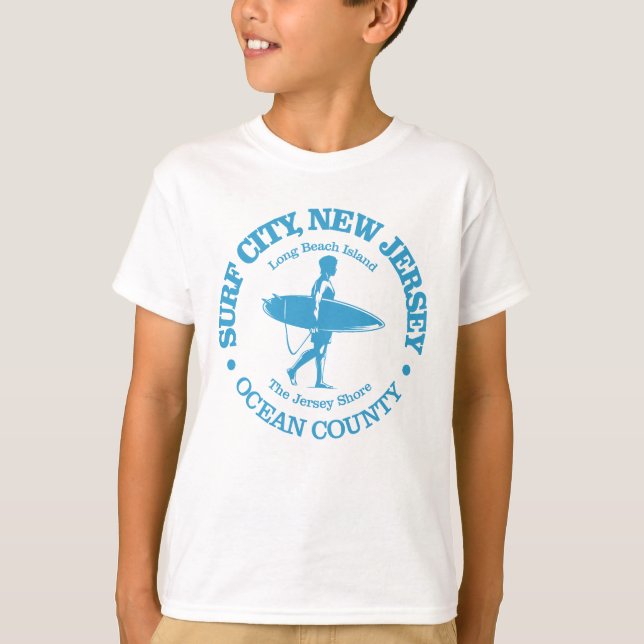 Camiseta Cidade do surf (surfista) (Frente)