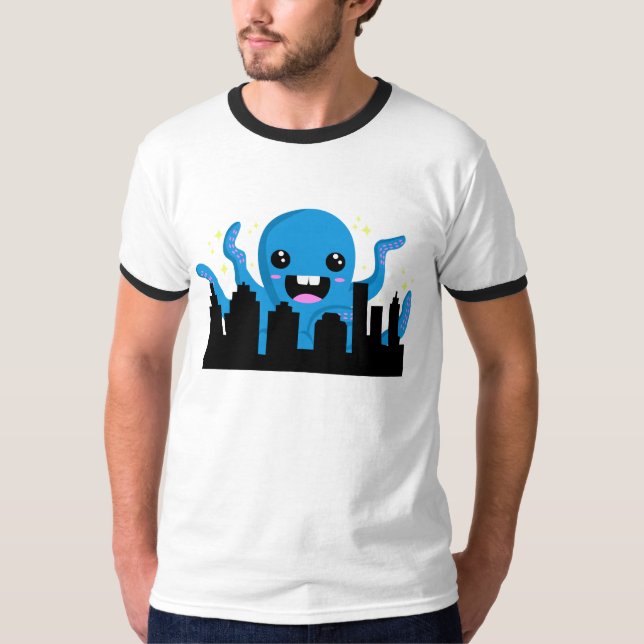 Camiseta Cidade do tentáculo (Frente)