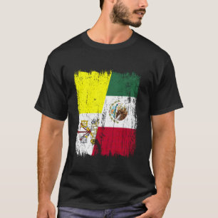 Camiseta Cidade do Vaticano México Meia Bandeira Vaticano P