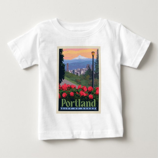 Camiseta Cidade dos Rosas | Portland, Oregon (Frente)