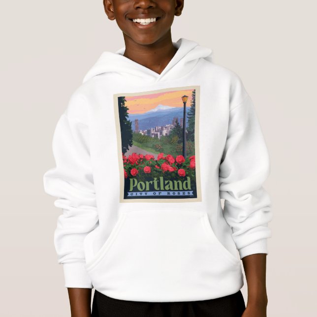 Camiseta Cidade dos Rosas | Portland, Oregon (Frente)