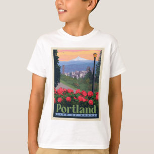 Camiseta Cidade dos Rosas   Portland, Oregon