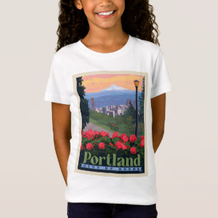 Camiseta Cidade dos Rosas   Portland, Oregon
