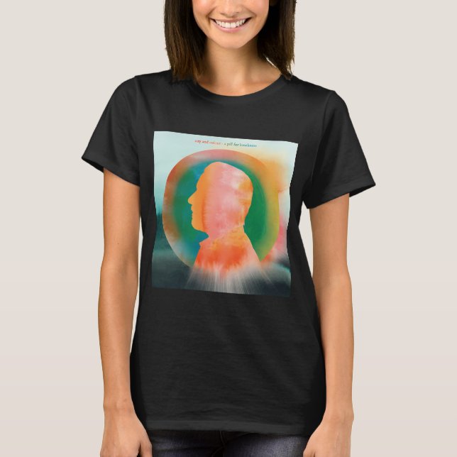 Camiseta Cidade e Cor Um Comprimido Para a Solidão (Frente)