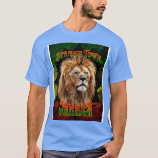 Camiseta CIDADE ESPANHOLA Jamaica Rasta Região Lion