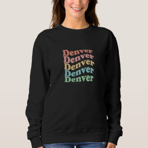Camiseta Cidade Hippie Vintage EUA anos 70 Retro Denver