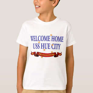 Camiseta Cidade Home bem-vinda da matiz de USS