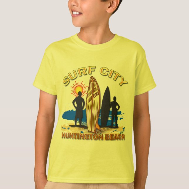 CAMISETA CIDADE HUNTINGTON BEACH DO SURF (Frente)
