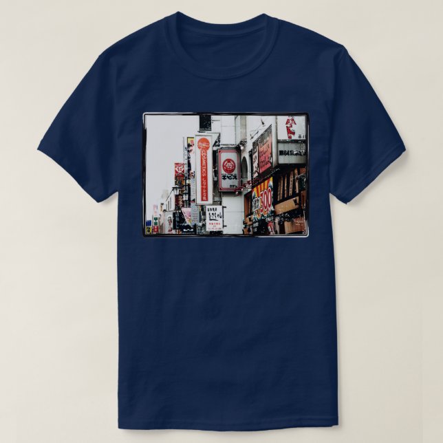 Camiseta Cidade Japonesa (Frente do Design)
