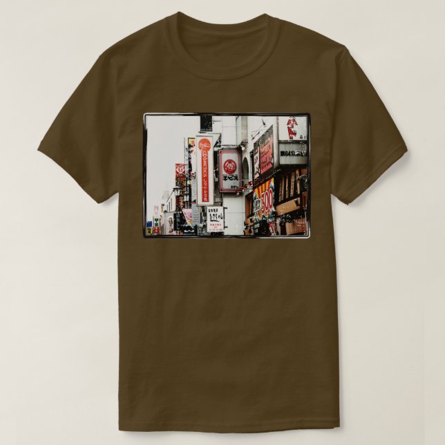 Camiseta Cidade Japonesa (Frente do Design)