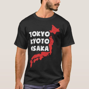 Camiseta Cidade Japonesa em Osaka