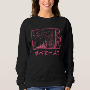 Camiseta Cidade Japonesa/Estética Inteira/Japão/Kawaii Tee