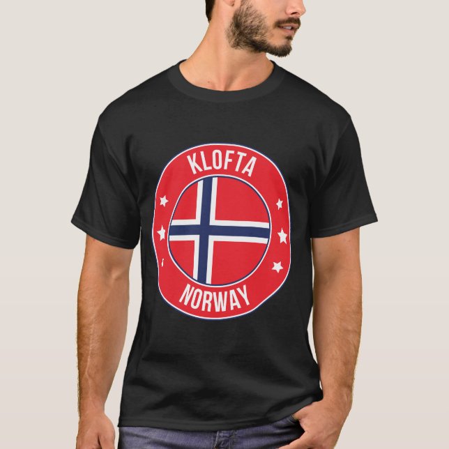 Camiseta Cidade Klofta, Noruega (Frente)