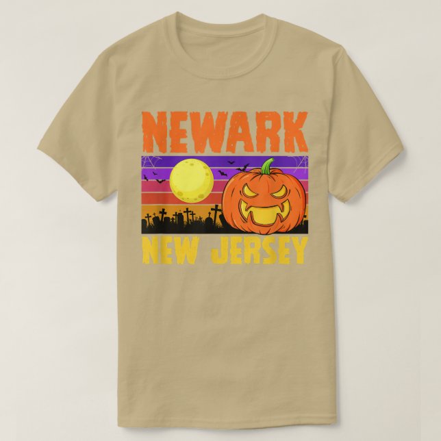 Camiseta Cidade local do partido Newark New Jersey Happy Ha (Frente do Design)