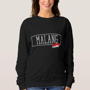 Camiseta Cidade Malang Indonésia Férias País Viagem Mulher