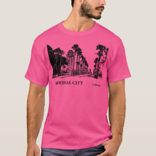 Camiseta Cidade Nacional, Califórnia TShirt 2