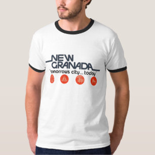 Camiseta Cidade nova dos amanhãs de Granada hoje