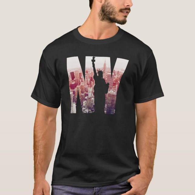 Camiseta Cidade Nova Iorque Nova Iorque Ny (Frente)
