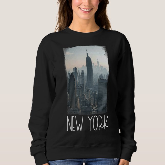 Camiseta Cidade Ny do Skyline de Nova Iorque (Frente)