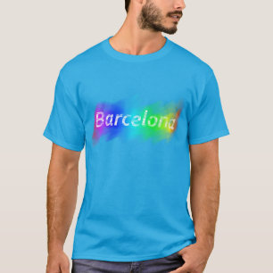 Camiseta Cidade orgulhosa de Barcelona