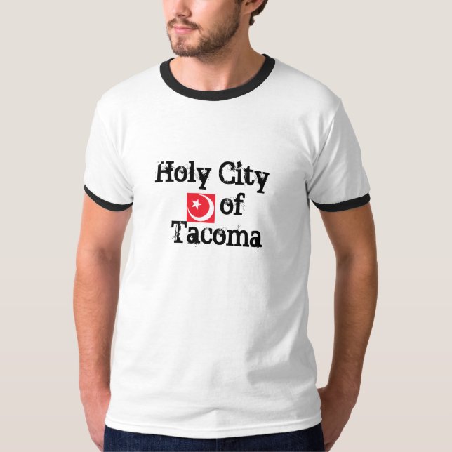 Camiseta Cidade santa de Tacoma (Frente)