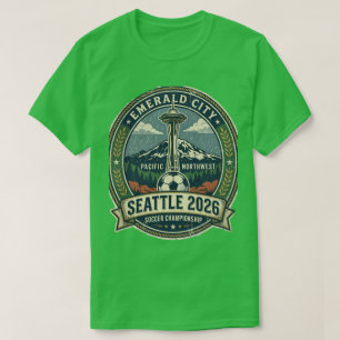 Camiseta Cidade-sede da Copa do Mundo de 2026 em Seattle Fu
