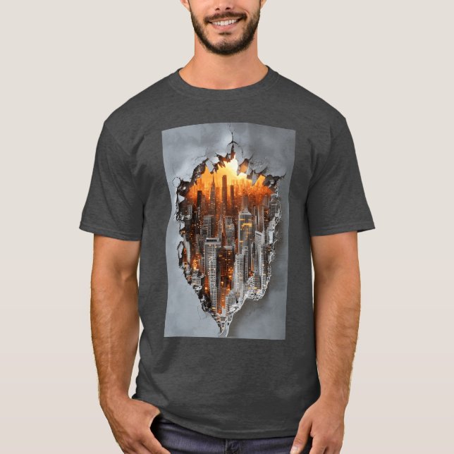 Camiseta Cidade Theorn vintage (Frente)