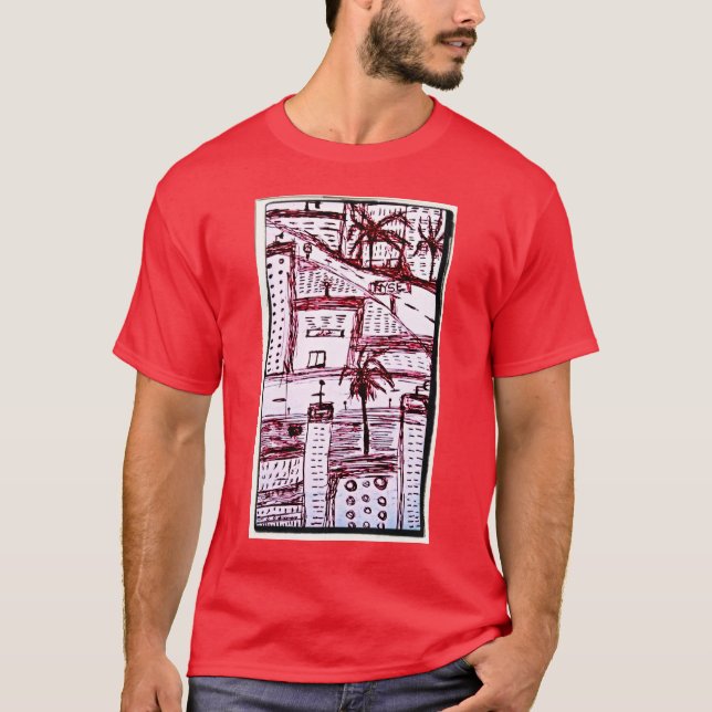 Camiseta cidade vermelha (Frente)