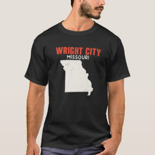 Camiseta Cidade Wright Missouri EUA Estado América Viagem M