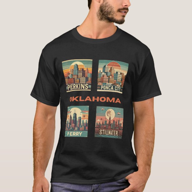 Camiseta Cidades de Oklahoma (Frente)