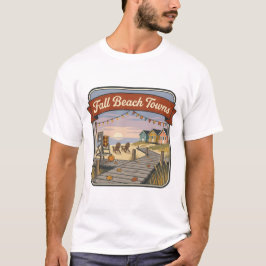Camiseta Cidades de Praia de Outono
