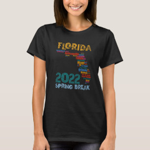 Camiseta Cidades do Esquadrão de Férias da primavera da Fló