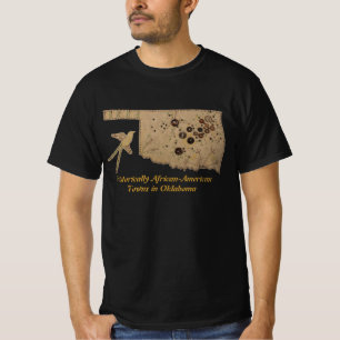 Camiseta Cidades historicamente afro-americanas em Oklahoma