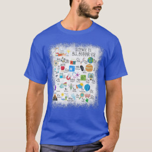 Camiseta Ciência Atrás da Tribo Estaminista Física Estemini