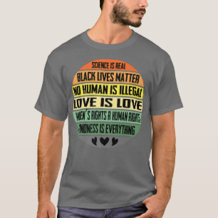 Camiseta Ciência, Blm, Humanidade, Defesa dos Direitos53