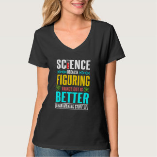 Camiseta Ciência Ciência Ciência É Real Ciência 1