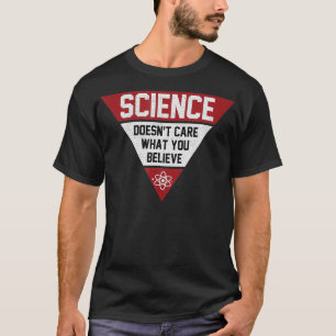 Camiseta Ciência científica do professor não se importa com