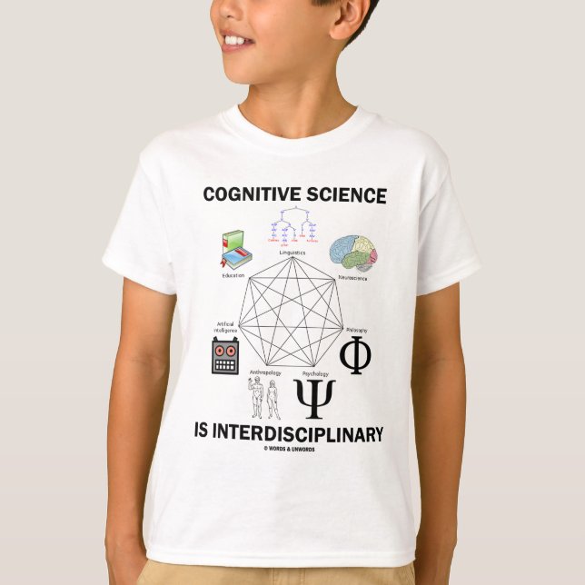Camiseta Ciência Cognitiva É Interdisciplinar (Frente)