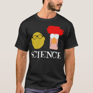 Camiseta Ciência com Bunsen e Beaker