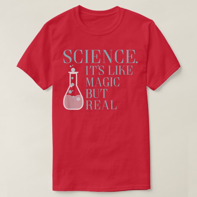Camiseta Ciência, como magia (Frente do Design)