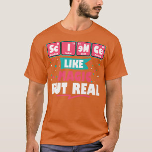 Camiseta Ciência Como Magia, Mas Geek Engraçado De Ensino