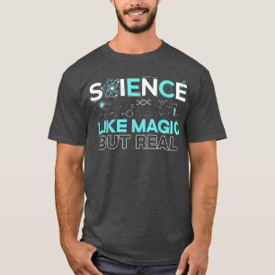Camiseta Ciência Como Magia Mas Química Real - Ciência Nerd