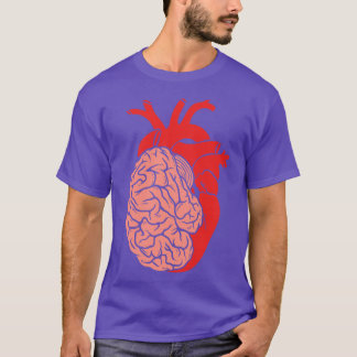 Camiseta Ciência da Anatomia dos Órgãos Metade do Cérebro