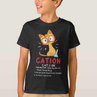 Camiseta Ciência da Cação Cat Química Engraçada Ciência Quí