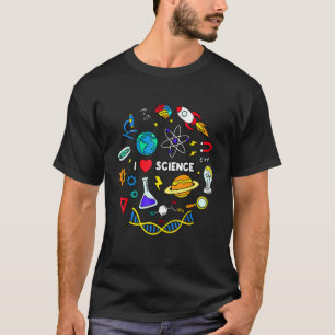 Camiseta Ciência da Ciência I Love Science