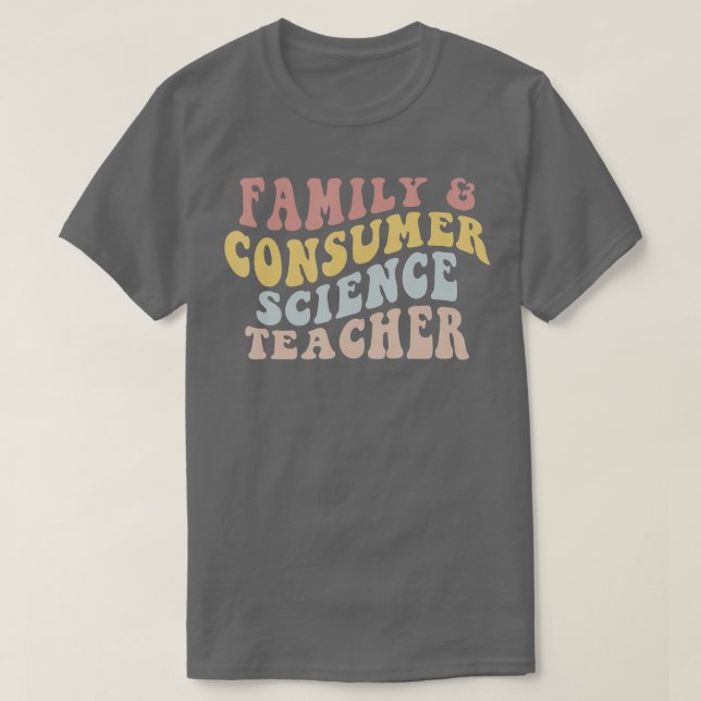 Camiseta Ciência da Família e do Consumidor Enfrenta Profes (Frente do Design)