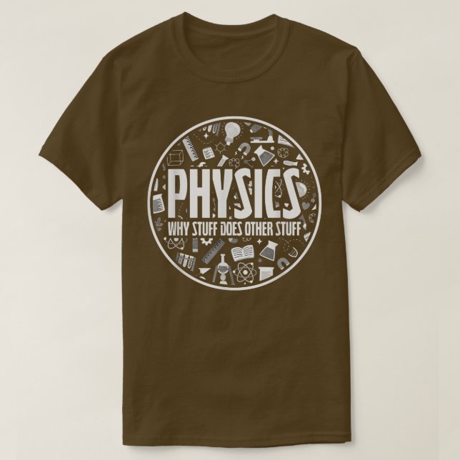 Camiseta Ciência da Física (Frente do Design)
